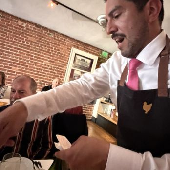 Zuni Café - Wilmer, one of the many talented and cordial servers making our experience that much better. - Italian Near Me - San Francisco, California Zuni Café - Wilmer, one of the many talented and cordial servers making our experience that much better. - Italian Near Me - San Francisco, California