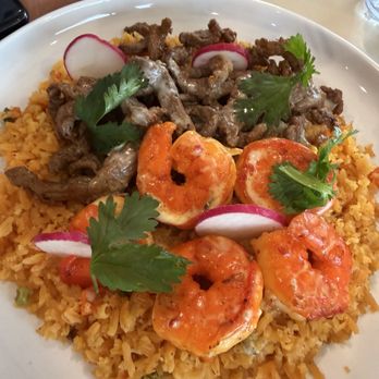 Cactus Mexican Restaurant - Arroz Cactus Texano with steak and shrimp - Mexican Near Me - Brunswick, Georgia Cactus Mexican Restaurant - Arroz Cactus Texano with steak and shrimp - Mexican Near Me - Brunswick, Georgia