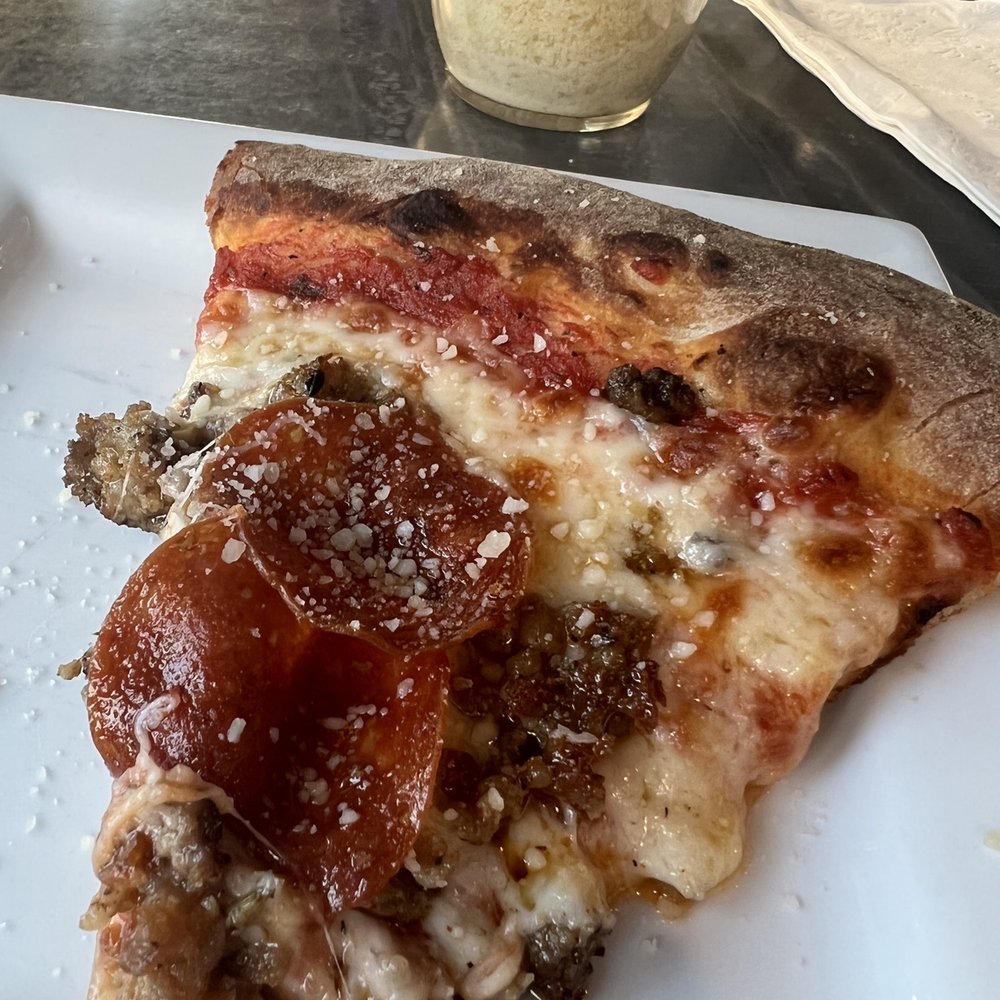 The Tipsy Boar - Meatza Pizza Slice - New American Near Me - Hollywood, Florida The Tipsy Boar - Meatza Pizza Slice - New American Near Me - Hollywood, Florida