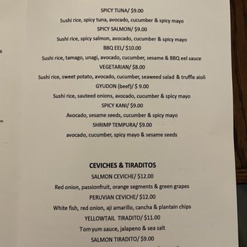 Yugen Sushi - Menu - Creperies Near Me - Bushwick, New York Yugen Sushi - Menu - Creperies Near Me - Bushwick, New York