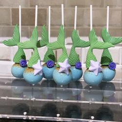 Lovely’s Bake Shop - Beautiful mermaid cake pops
