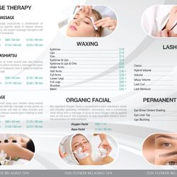 Sunflower Spa - Brochure