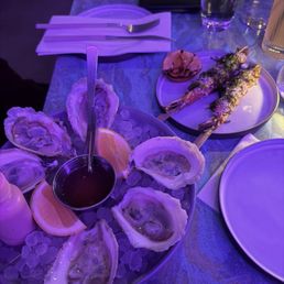 Oysters and Shrimp Skewers Oysters and Shrimp Skewers