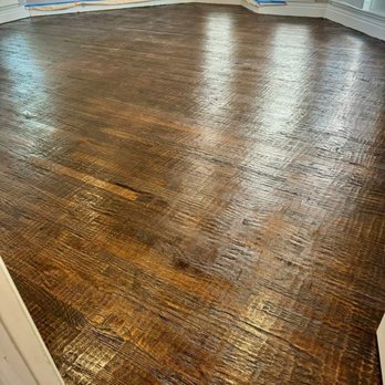 Bluebird Builders - Amazing hand scraped wood floors - Electricians Near Me