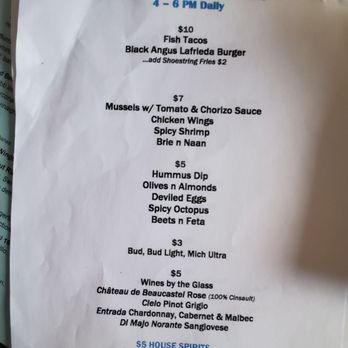 Shorebreak Lodge - Happy Hour menu 7/12/19 - New American Near Me - Rehoboth Beach, Delaware Shorebreak Lodge - Happy Hour menu 7/12/19 - New American Near Me - Rehoboth Beach, Delaware