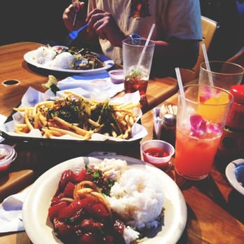 Aloha Mixed Plate - Furtakii garlic fries, Amp Poke & POG - Hawaiian Near Me - Lahaina, Hawaii Aloha Mixed Plate - Furtakii garlic fries, Amp Poke & POG - Hawaiian Near Me - Lahaina, Hawaii