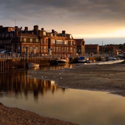 Blakeney Hotel - Blakeney Hotel at dusk. October 2015