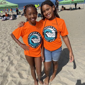 Perfect Day Surf Camp - Kali and Kruz (left to right) - Surfing Near Me - Santa Monica, California Perfect Day Surf Camp - Kali and Kruz (left to right) - Surfing Near Me - Santa Monica, California