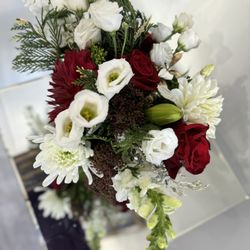 A Little Shop of Flowers - Holiday Flower Arrangement Centerpiece