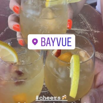 Bayvue - White sangria... - Seafood Near Me - Lindenhurst, New York