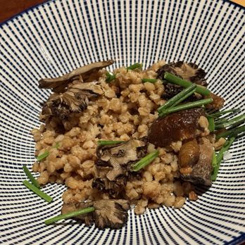 The Duck Inn - wild mushroom and creamy tomato barley - Cocktail Bars Near Me - Chicago, Illinois