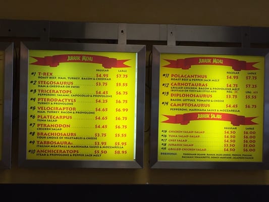 Menu photo 2 Jurassic Subs Bremen, GA Menu photo 2 Jurassic Subs Bremen, GA