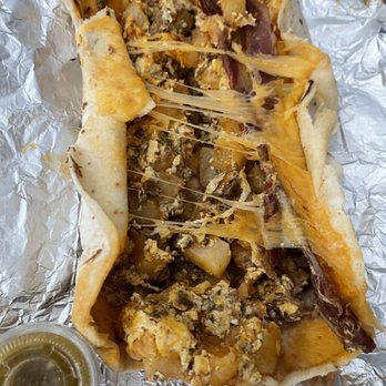 Medellin Burrito - The OG with extra chorizo - Food Trucks Near Me - Texas City, Texas Medellin Burrito - The OG with extra chorizo - Food Trucks Near Me - Texas City, Texas
