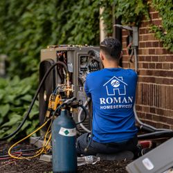 Roman Home Services - Electric, Plumbing, Heating & Cooling - Air Conditioning maintenance covered by Roman Home Services' Home Protection Plan in New Berlin