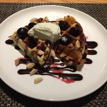 Qantas First Class Lounge - Amazing Waffles - Airport Lounges Near Me - Los Angeles, California