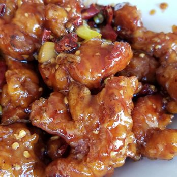 M's Kitchen - General Tso's chicken. Love the sauce but today the coating was soggy not crispy. I will have to ask for extra crispy. - Chinese Near Me - Artesia, California M's Kitchen - General Tso's chicken. Love the sauce but today the coating was soggy not crispy. I will have to ask for extra crispy. - Chinese Near Me - Artesia, California