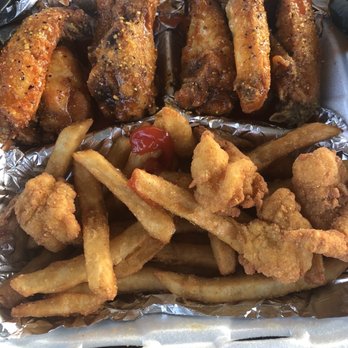 Lewey's Seafood and Wings - 10 wings fries and 5 shrimp for $10 - Southern Near Me - Jacksonville, Florida Lewey's Seafood and Wings - 10 wings fries and 5 shrimp for $10 - Southern Near Me - Jacksonville, Florida