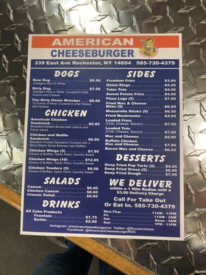 Menu photo 1 American Cheeseburger Rochester, NY