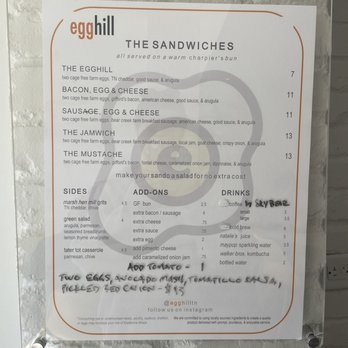 Egghill - Menu - Breakfast & Brunch Near Me - Nashville, Tennessee Egghill - Menu - Breakfast & Brunch Near Me - Nashville, Tennessee