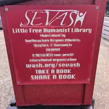 Sevash Little Free Humanist Library - SEVASH Little Free Humanist Library, Norfolk - Community Book Box Near Me - Norfolk, Virginia Sevash Little Free Humanist Library - SEVASH Little Free Humanist Library, Norfolk - Community Book Box Near Me - Norfolk, Virginia