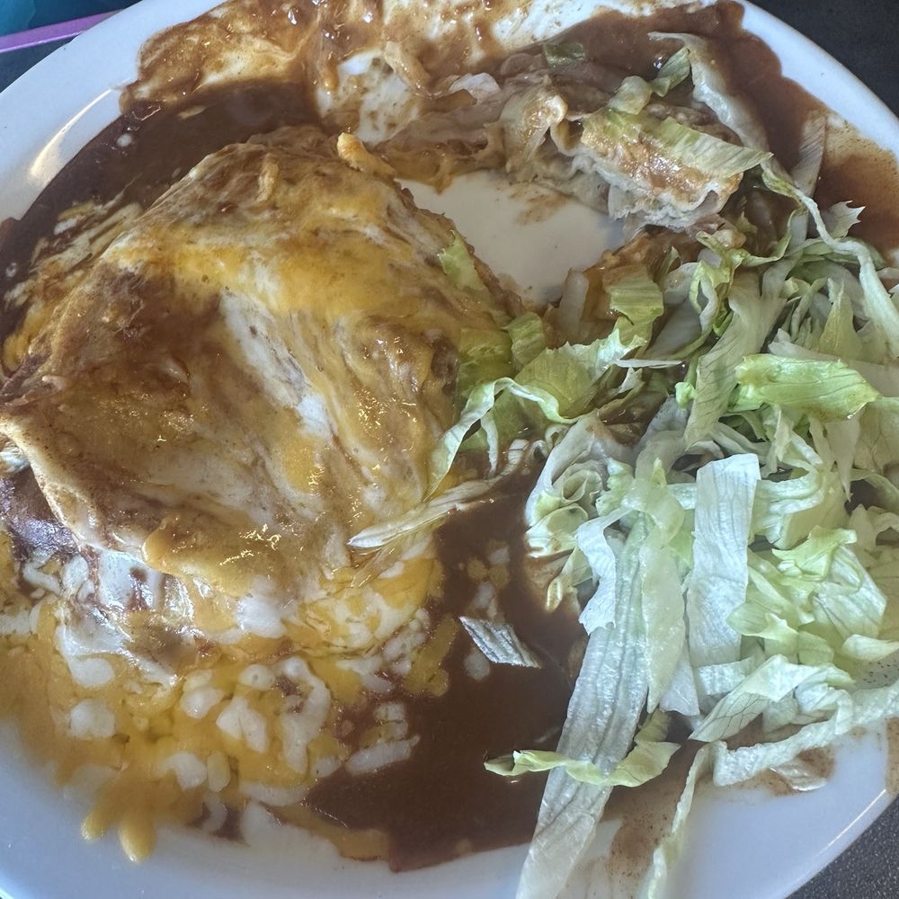 El Patio Cafe - Wet burrito! - Mexican Near Me - Capistrano Beach, California
