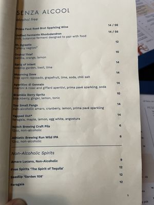 Menu photo 3 Bar Mezzana Boston, MA