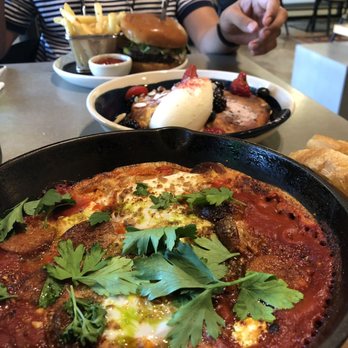 Five5eeds - Shakshouka with spicy sausage - Coffee & Tea Near Me - Park City, Utah Five5eeds - Shakshouka with spicy sausage - Coffee & Tea Near Me - Park City, Utah
