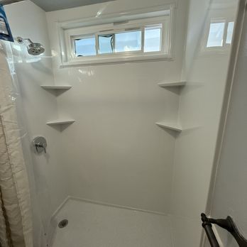 Shugarman's Bath - AFTER pic. Full stand up shower. - General Contractors Near Me - San Diego, California