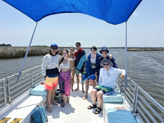 Private Dolphin Cruises—Up to 15 Guests! - Experience the Outer Banks like never before on a private dolphin cruise with Old Man Charters! With room for up to 15 guests, you’ll enjoy a front-row seat to playful dolphins in their natural habitat. Our expert captain brings 40+ years of local knowledge to your fully customizable, family-friendly adventure. Safe, smooth, and unforgettable—book your dolphin tour today! Private Dolphin Cruises—Up to 15 Guests! - Experience the Outer Banks like never before on a private dolphin cruise with Old Man Charters! With room for up to 15 guests, you’ll enjoy a front-row seat to playful dolphins in their natural habitat. Our expert captain brings 40+ years of local knowledge to your fully customizable, family-friendly adventure. Safe, smooth, and unforgettable—book your dolphin tour today!