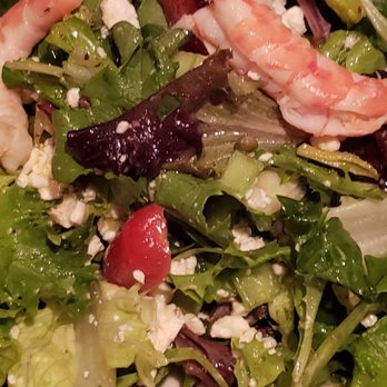 Pappadeaux Seafood Kitchen - Greek Salad with Shrimp - Cajun/Creole Near Me - Grapevine, Texas Pappadeaux Seafood Kitchen - Greek Salad with Shrimp - Cajun/Creole Near Me - Grapevine, Texas