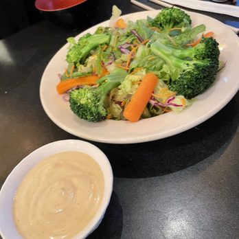 Sushi Garden - House salad and the best Japanese dressing!!!!!!!!! - Sushi Bars Near Me - Modesto, California