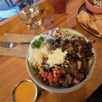 Centro Neighborhood Kitchen - Centro bowl and added premium asada. - Mexican Near Me - Burien, Washington