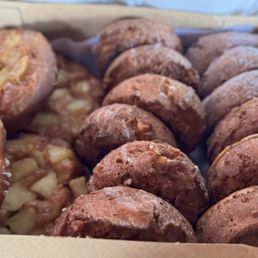 Apple fritters and a variety of of Apple donuts