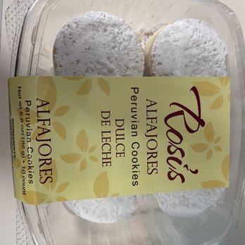 Rosi's Alfajores - Mini dulce de leche alfajores (10 count) - Desserts Near Me - Daly City, California
