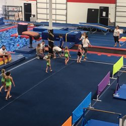 North Valley Gymnastics - Tumble track and foam pit