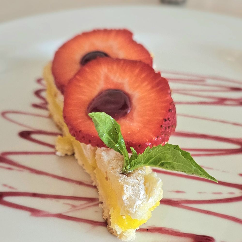 Acquario Italian Restaurant - Lemon almond tart - Italian Near Me - Keller, Texas