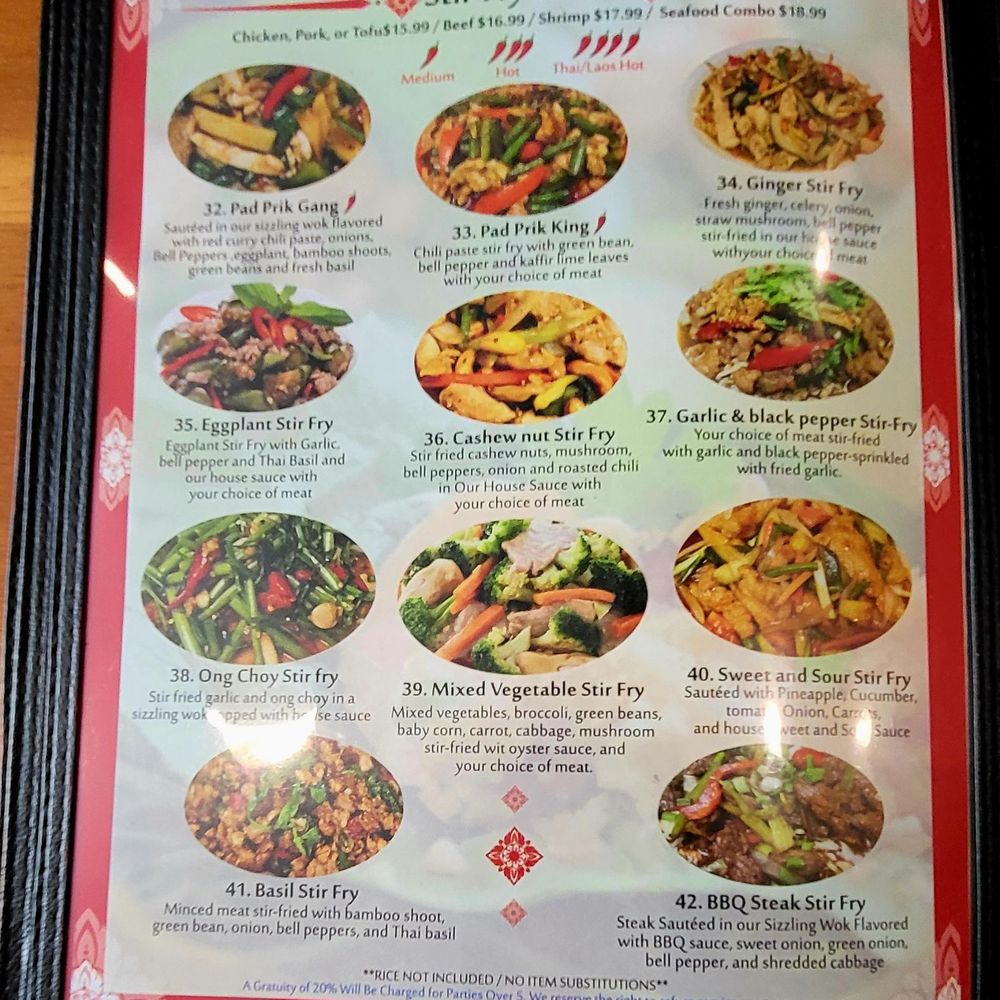 Red Elephant - Da stir-fry menu as of May 31, 2024. - Thai Near Me - Honolulu, Hawaii Red Elephant - Da stir-fry menu as of May 31, 2024. - Thai Near Me - Honolulu, Hawaii