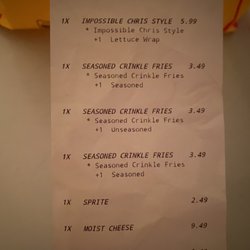 MrBeast Burger - What I ordered