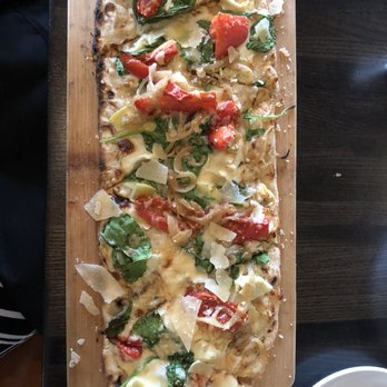Oak 36 Bar & Kitchen - Spinach artichoke flat bread - Bars Near Me - Savannah, Georgia Oak 36 Bar & Kitchen - Spinach artichoke flat bread - Bars Near Me - Savannah, Georgia
