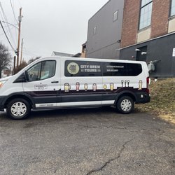 City Brew Tours Pittsburgh - Arrived at our first of three brewery stops!  Comfortable van and super tour driver.