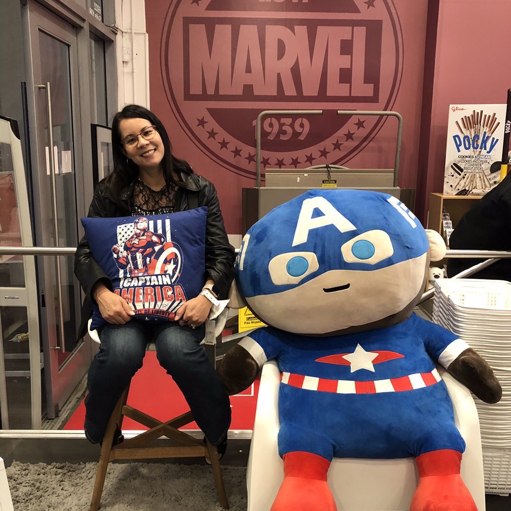 Miniso - Captain America doll in front of store. - Accessories Near Me - Los Angeles, California Miniso - Captain America doll in front of store. - Accessories Near Me - Los Angeles, California