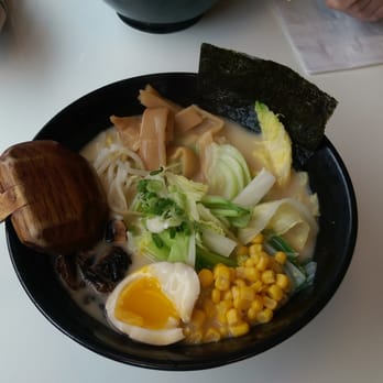 Ginza Ramen Sushi and Sake Bar - Vegetarian ramen in miso broth. - Salad Near Me - Ottawa, Ontario Ginza Ramen Sushi and Sake Bar - Vegetarian ramen in miso broth. - Salad Near Me - Ottawa, Ontario