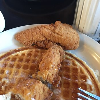 Red Hut Cafe Nevada - When you order chicken and waffles don't serve me chicken tenders that's not the way I want to start my morning . - American Near Me - Stateline, Nevada Red Hut Cafe Nevada - When you order chicken and waffles don't serve me chicken tenders that's not the way I want to start my morning . - American Near Me - Stateline, Nevada