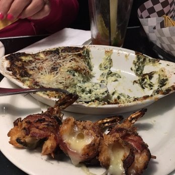 Joe Kool's - Bacon covered shrimp w/jalapeño bits and cheese - American Near Me - Troy, Michigan