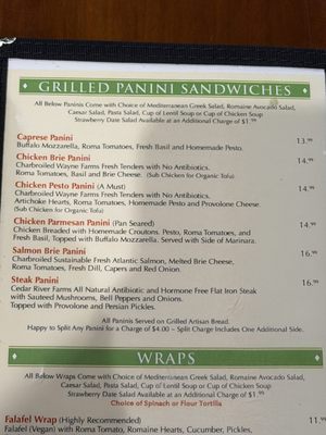Menu photo 6 Panini Kabob Grill San Diego, CA