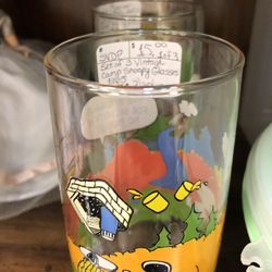 Vintage Treasures Antique Mall - Vintage peanuts glasses from McDonalds