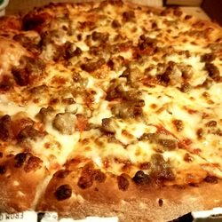 Papa Johns Pizza - Hamburger pizza with regular crust: