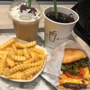 Shake Shack Astor Place - Shake Shack Burger, Fries, Diet Coke & Black & White Milk Shake with Whipped Cream & chocolate sprinkles - Fast Food Near Me - New York, New York Shake Shack Astor Place - Shake Shack Burger, Fries, Diet Coke & Black & White Milk Shake with Whipped Cream & chocolate sprinkles - Fast Food Near Me - New York, New York