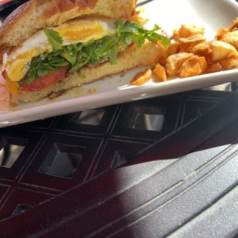 Schmooze - This is what I get to take home for lunch. Couldn't finish my delicious BLT egg with cheese breakfast. - Coffee & Tea Near Me - Scottsdale, Arizona Schmooze - This is what I get to take home for lunch. Couldn't finish my delicious BLT egg with cheese breakfast. - Coffee & Tea Near Me - Scottsdale, Arizona