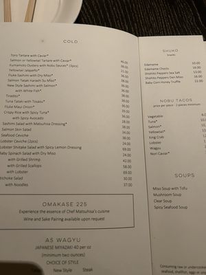 NOBU DOWNTOWN - Updated September 2025 - 1990 Photos & 689
